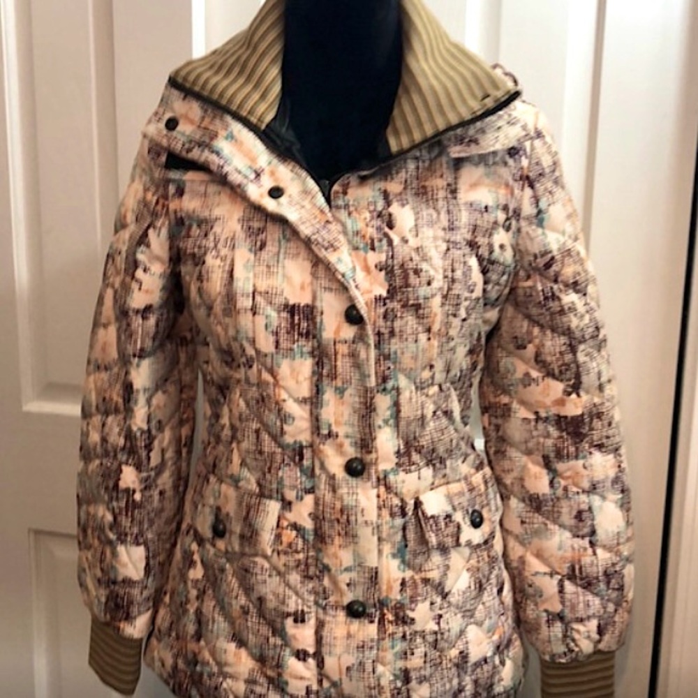 M by Missoni vintage 6 down puffer coat detach hood, 70/30 down feather fill EUC